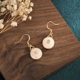 Classical Jade Drop Earrings for Women Party Accessories