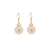 Classical Jade Drop Earrings for Women Party Accessories