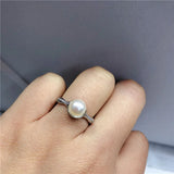 Adjustable Ring Base Mountings Findings Settings for Pearl Beads 10pcs/lot