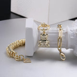 Classical Rhinestone Panda Pendant Sweater Chain Necklace For Women
