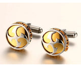 French cufflinks cuffs men's shirt stainless steel