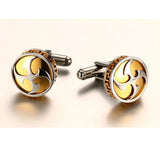 French cufflinks cuffs men's shirt stainless steel
