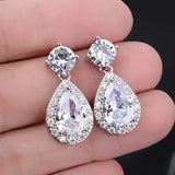 Royal Yellow Citrine Gemstone Drop Earrings