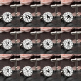 Zodiac Constellation Cufflinks Stainless Steel Wedding Jewelry