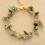 Elegant Multi-strand Tourmaline Bracelet for Women