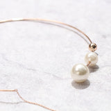 Pearl Clavicle Chain Necklace for Women Wedding Jewelry Collar
