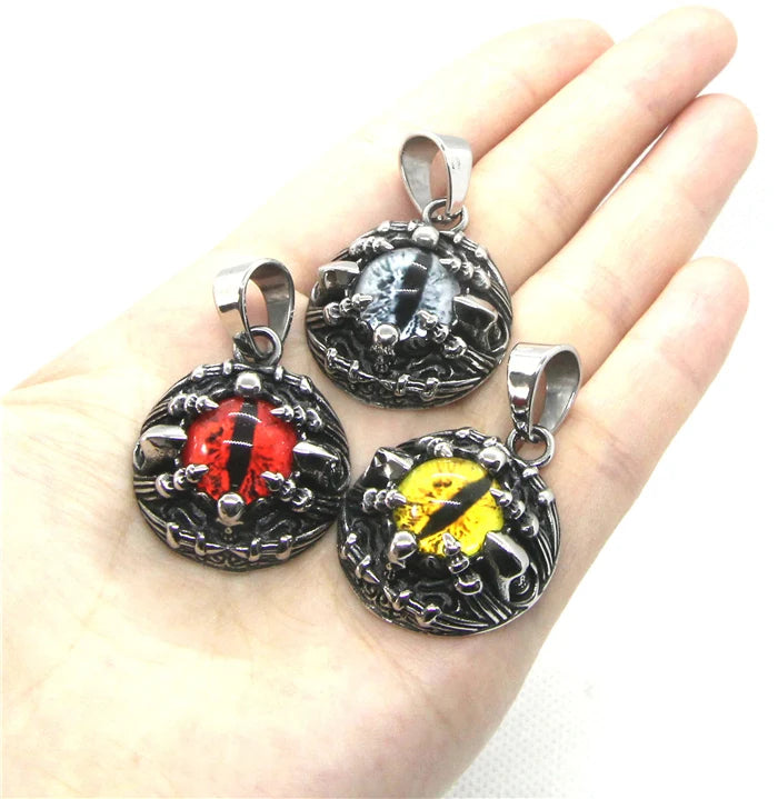 Claw Eyeball Pendant Stainless Steel Mens Hot Pendant