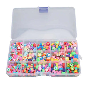 Polymer Clay Bead Kit Lovely Pattern for Earring Making