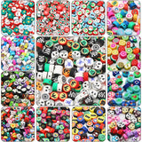 Polymer Clay Beads Animal Letter Halloween Christmas Spacer Beads