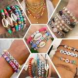 Clay Beads Jewelry Making Kit DIY Necklace Heishi Beads