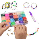 6mm Rainbow Disc Clay Beads for Jewelry Making Kit