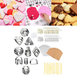 Clay Earring Cutters with Earring Cards and Hooks