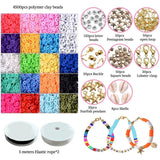 Clay Flat Beads for Jewelry Making DIY Kit