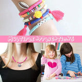Clay Flat Beads for Jewelry Making DIY Kit
