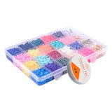 Clay Heishi Beads Flat Round Disc Beads Kit 18 Colors
