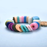 Polymer Clay Necklace Set Bohemian Surfer Beads Bracelet DIY Jewelry