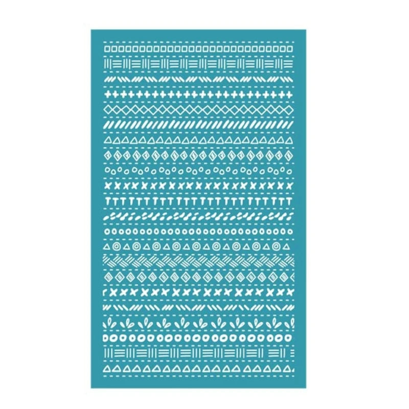 Reusable Silk Screen Stencils for Clay Printing