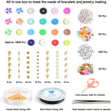 Colorful Clay Spacer Beads for Necklace Craft Bracelets