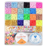 Colorful Clay Spacer Beads for Necklace Craft Bracelets