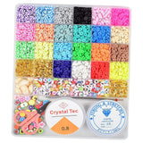 Colorful Clay Spacer Beads for Necklace Craft Bracelets