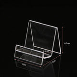 Clear Acrylic 3 Pcs Phone Rack Wallet Display Stand