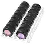 Clear Acrylic 16 Grids Makeup Organizer Lipstick Brushes Holder