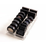 Clear Acrylic 16 Grids Makeup Organizer Lipstick Brushes Holder