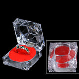 Clear Acrylic Crystal Ring Earrings Display Boxes Storage Organizer