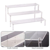 Acrylic Display Stand 3 Tier for Anime Figure Car Model Storage Rack