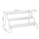 Acrylic Display Stand 3 Tier for Anime Figure Car Model Storage Rack
