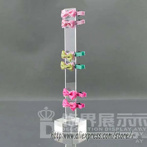 Acrylic Hairpin Display Stand Headwear Holder Hair Accessories Organizer