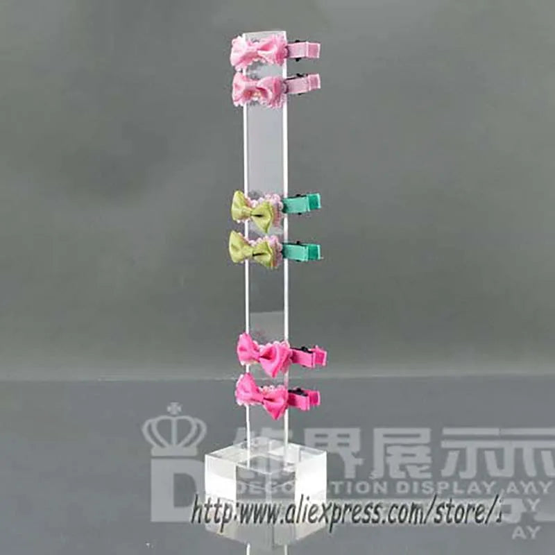 Acrylic Hairpin Display Stand Headwear Holder Hair Accessories Organizer