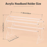 Acrylic Headband Holder Jewelry Display Stand