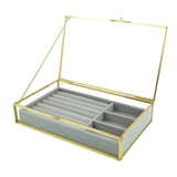 Acrylic Jewelry Box Earrings Bracelets Rings Necklaces Organizer Display Storage