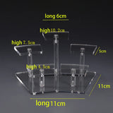 Clear Acrylic Jewelry Display Stand Perfume Organizer Table Decor Storage