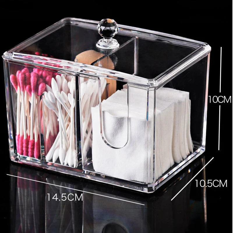 Clear Acrylic Jewelry Organizer Storage Large Space Storage Box Case