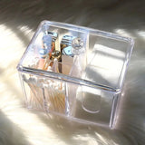 Clear Acrylic Jewelry Organizer Storage Large Space Storage Box Case
