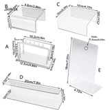 Clear Acrylic Jewelry Rack Earrings Display Board Necklace Display Rack