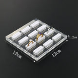 Acrylic Jewelry Ring Display Stand Holder - Store Jewellry Finger Ring Storage