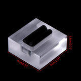 Clear Acrylic Ring Display Stand Jewelry Store Showcase Holder