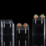 Acrylic Square Earring Display Holder Jewelry Stand