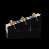 Acrylic Square Earring Display Holder Jewelry Stand