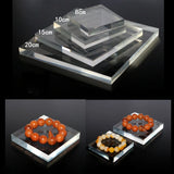 Acrylic Square Sheet Stamping Block Cosmetics Display Stand