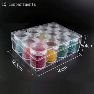 Clear Acrylic Storage Box for Beads Organizer