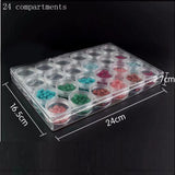 Clear Acrylic Storage Box for Beads Organizer