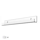 Acrylic Storage Shelf Floating Display Stand for Bedroom Dormitory Book