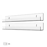 Acrylic Storage Shelf Floating Display Stand for Bedroom Dormitory Book