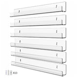 Acrylic Storage Shelf Floating Display Stand for Bedroom Dormitory Book