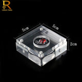 Clear Acrylic Wedding Jewelry Display Case Tray Gem Rhinestone Holder Box