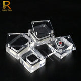 Clear Acrylic Wedding Jewelry Display Case Tray Gem Rhinestone Holder Box